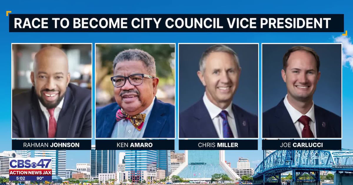 Jacksonville City Council VP race shapes up as four candidates officially declare – Action News Jax
