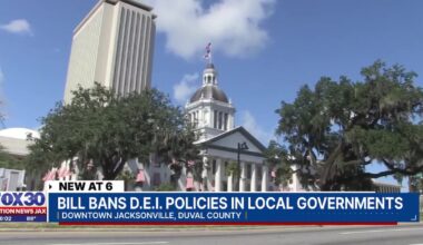 Bill banning DEI in local governments clears the Florida Legislature – Action News Jax