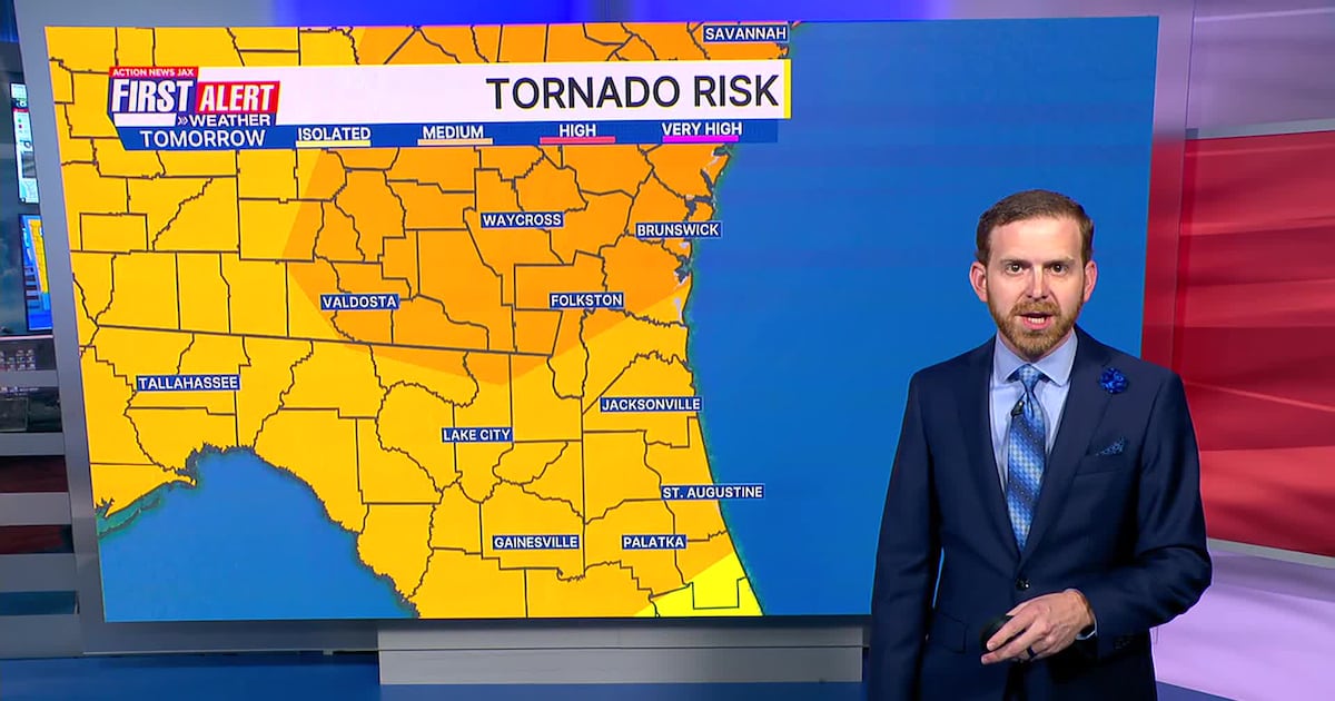 Storms return before temperatures tumble – Action News Jax