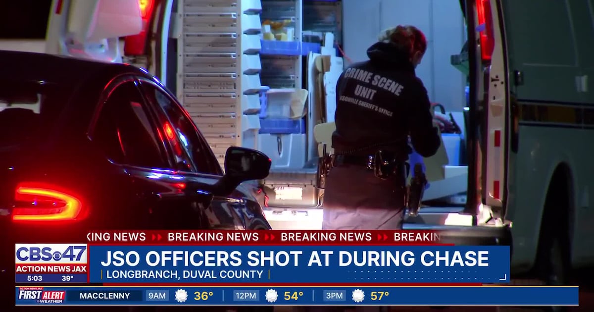 Resident shoots at Jacksonville police as officers chase men on foot who were fleeing traffic stop – Action News Jax