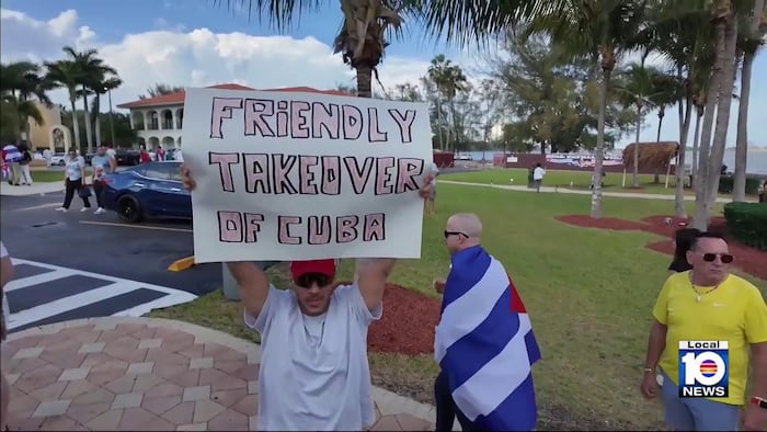 South Florida Cuban Americans rally, hope for change in Cuba