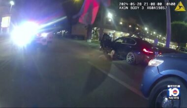 Video shows first responders rush to suspect shot by Hialeah police after stolen vehicle pursuit