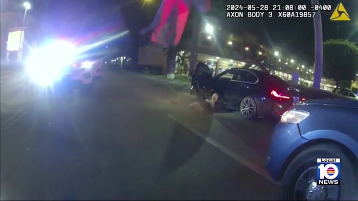 Video shows first responders rush to suspect shot by Hialeah police after stolen vehicle pursuit