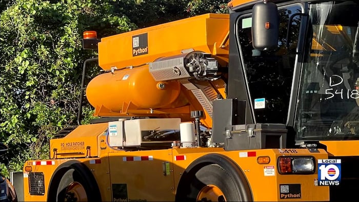 $458K pothole machine sits unused for years in Hollywood public works yard