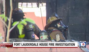 1 suffers smoke inhalation during house fire in Fort Lauderdale
