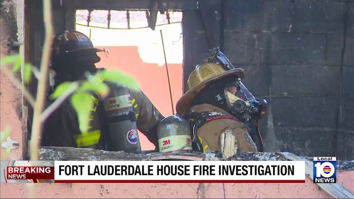 1 suffers smoke inhalation during house fire in Fort Lauderdale
