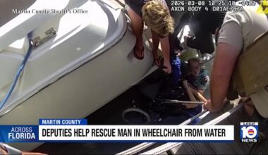 Florida deputies help rescue wheelchair-bound man from water after ramp collapse