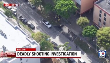 Gunman sought after man killed in shooting outside Hialeah apartment complex