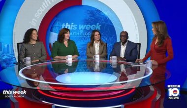 Alexis Calatayud, Christine Hunschofsky, Ileana Garcia, Shevrin Jones