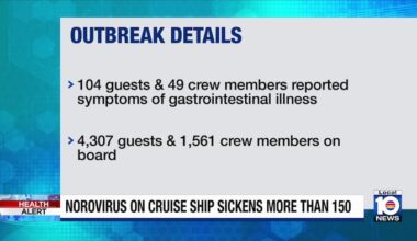 More than 150 people fall ill on Princess cruise ship that departed from Port Everglades