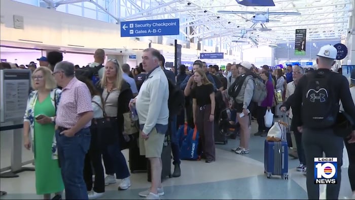Spring break, weather and partial shutdown continue to create chaos at South Florida airports