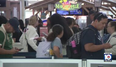 Traveling woes continue at South Florida airports amid spring break, partial government shutdown