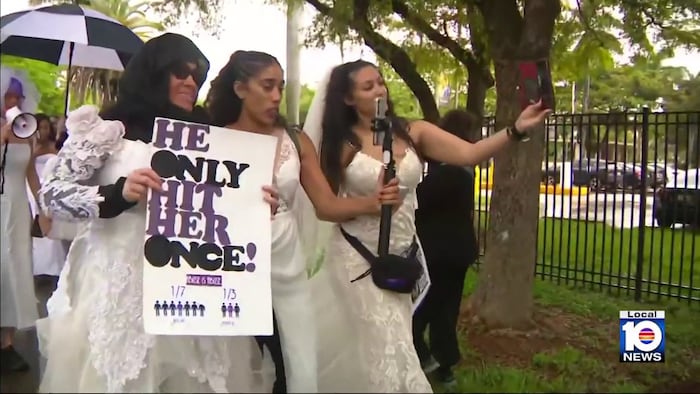 Brides March in Miami Shores raises awareness about domestic and dating violence