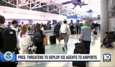 Long TSA lines remain at FLL as Trump proposes using ICE agents for airport security