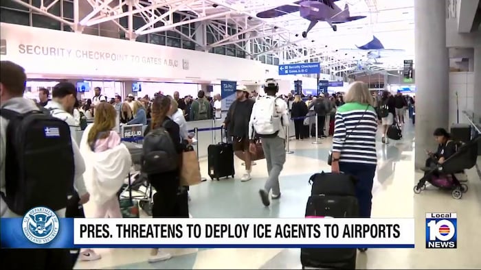 Long TSA lines remain at FLL as Trump proposes using ICE agents for airport security