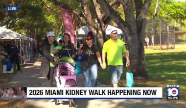 Miami Kidney Walk held at Coral Reef Park