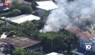 Bay Harbor Islands home ‘fully engulfed’ in fire