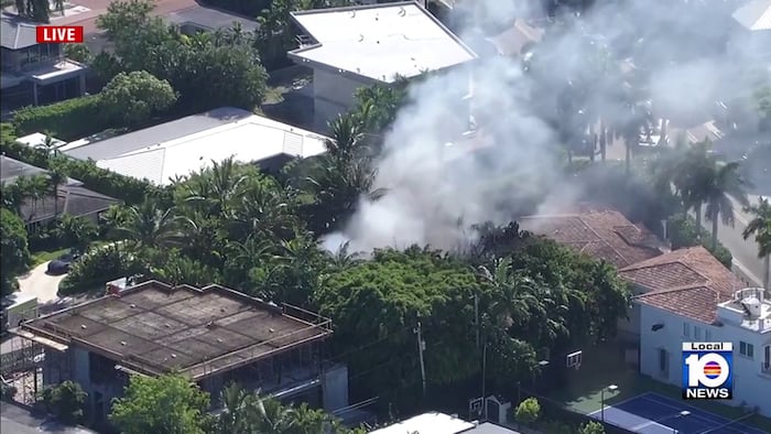 Bay Harbor Islands home ‘fully engulfed’ in fire