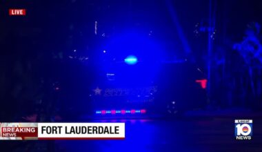 2 rescued after van crashes into water in Fort Lauderdale community