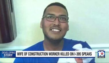 Widow grieves for ‘hardworking’ Honduran husband who fell from Miami’s signature bridge project