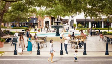 People walking outside