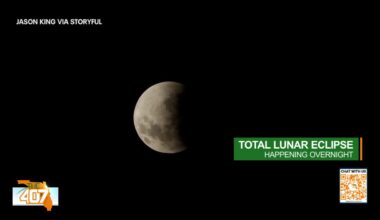 Blood Moon Lunar Eclipse happening overnight