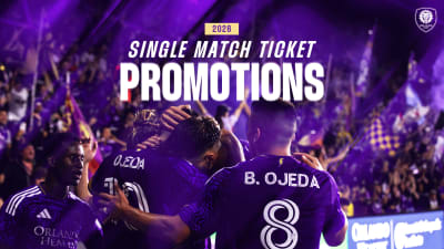 Orlando City unveils 2026 single match ticket promotions