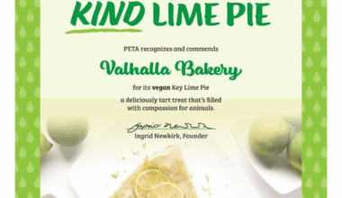 Simply the Zest! Orlando Bakery Wins Big in PETA’s Best Vegan Key Lime Pie Awards