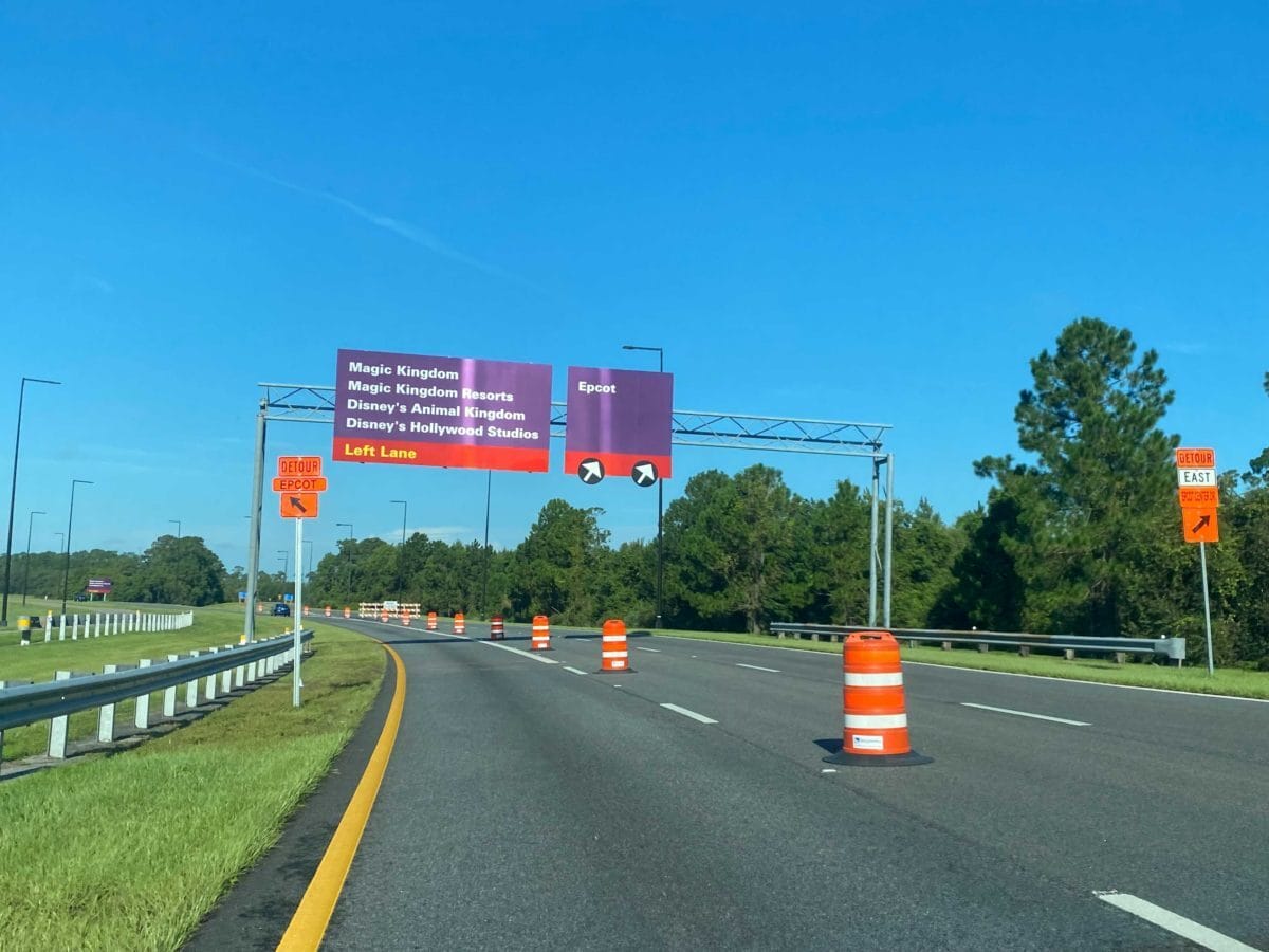 Epcot Center Drive in Walt Disney World