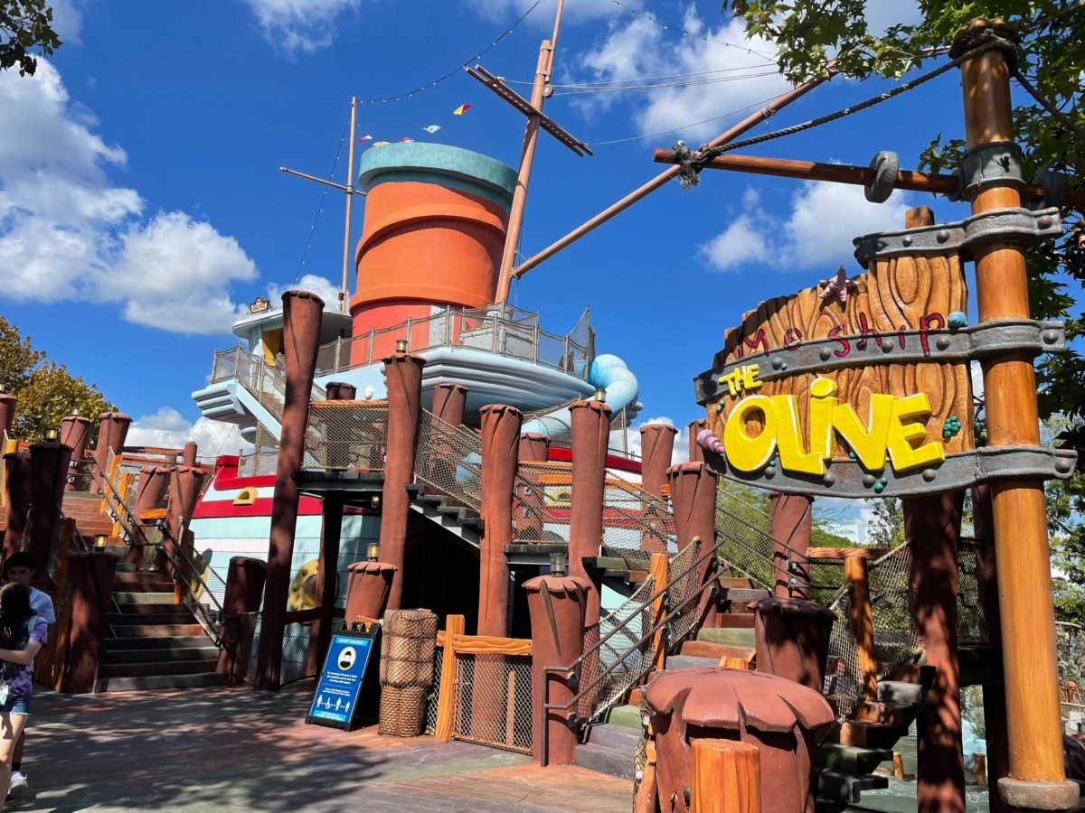 Me Ship, the Olive at Universal Islands of Adventure in Universal Orlando Resort