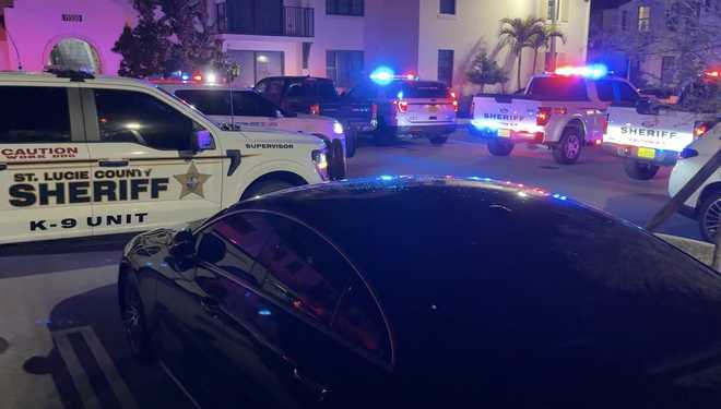 Law enforcement officials in St. Lucie County successfully took an individual into custody at the Alton Apartment complex on Wednesday night.