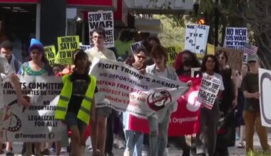 Dozens gather for International Women's Day Rally in Tampa
