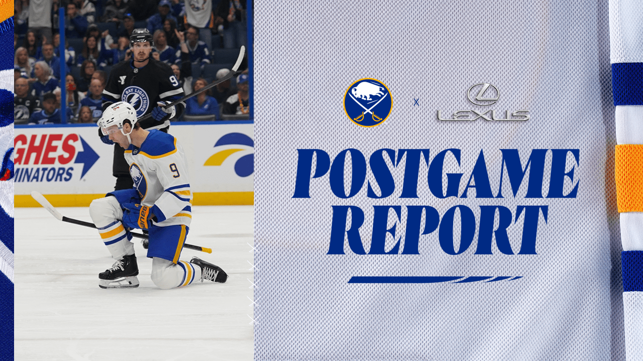 'We just took it to another level' | Sabres sweep road trip with emphatic win over Lightning