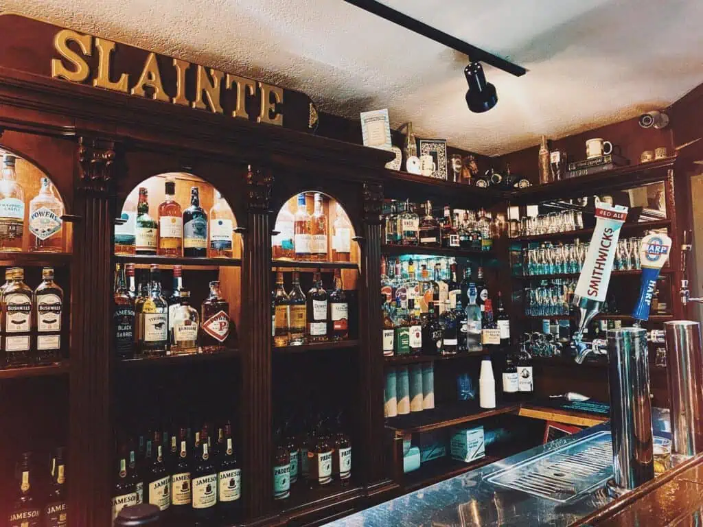 An Irish bar