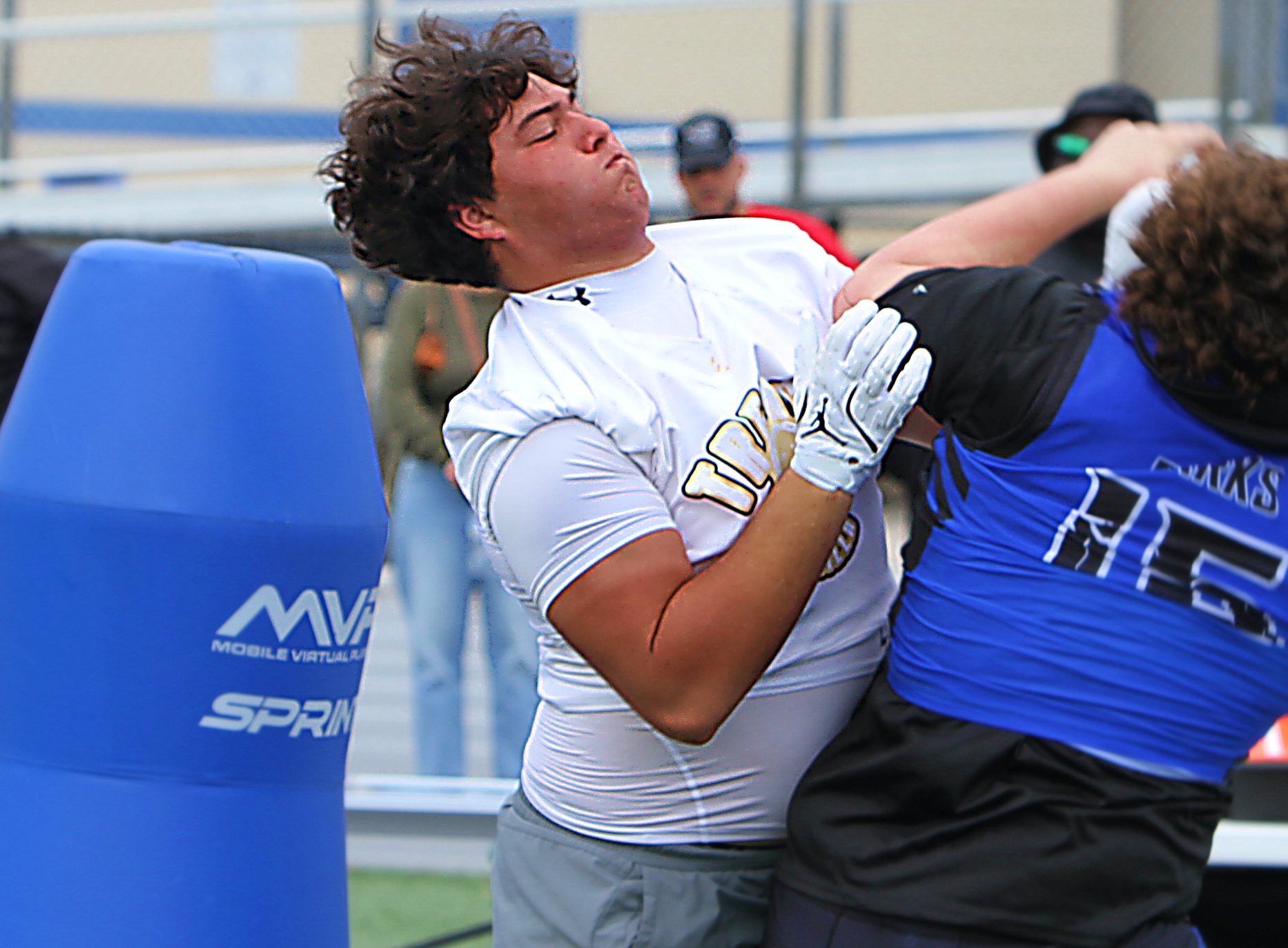 Lake Nona 2027 offensive lineman Jack Mazurek at the 2026...
