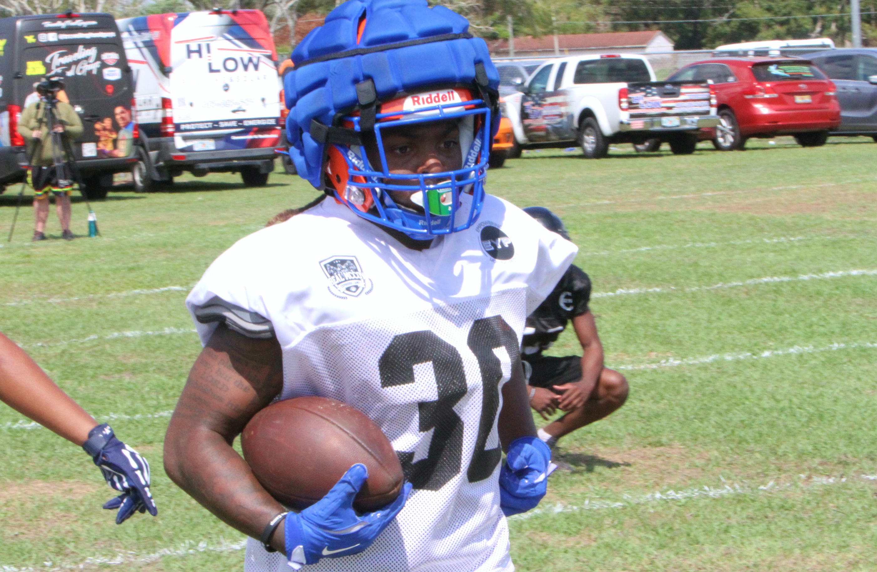 West Orange 2027 running back Jayden Ammons at the Real...