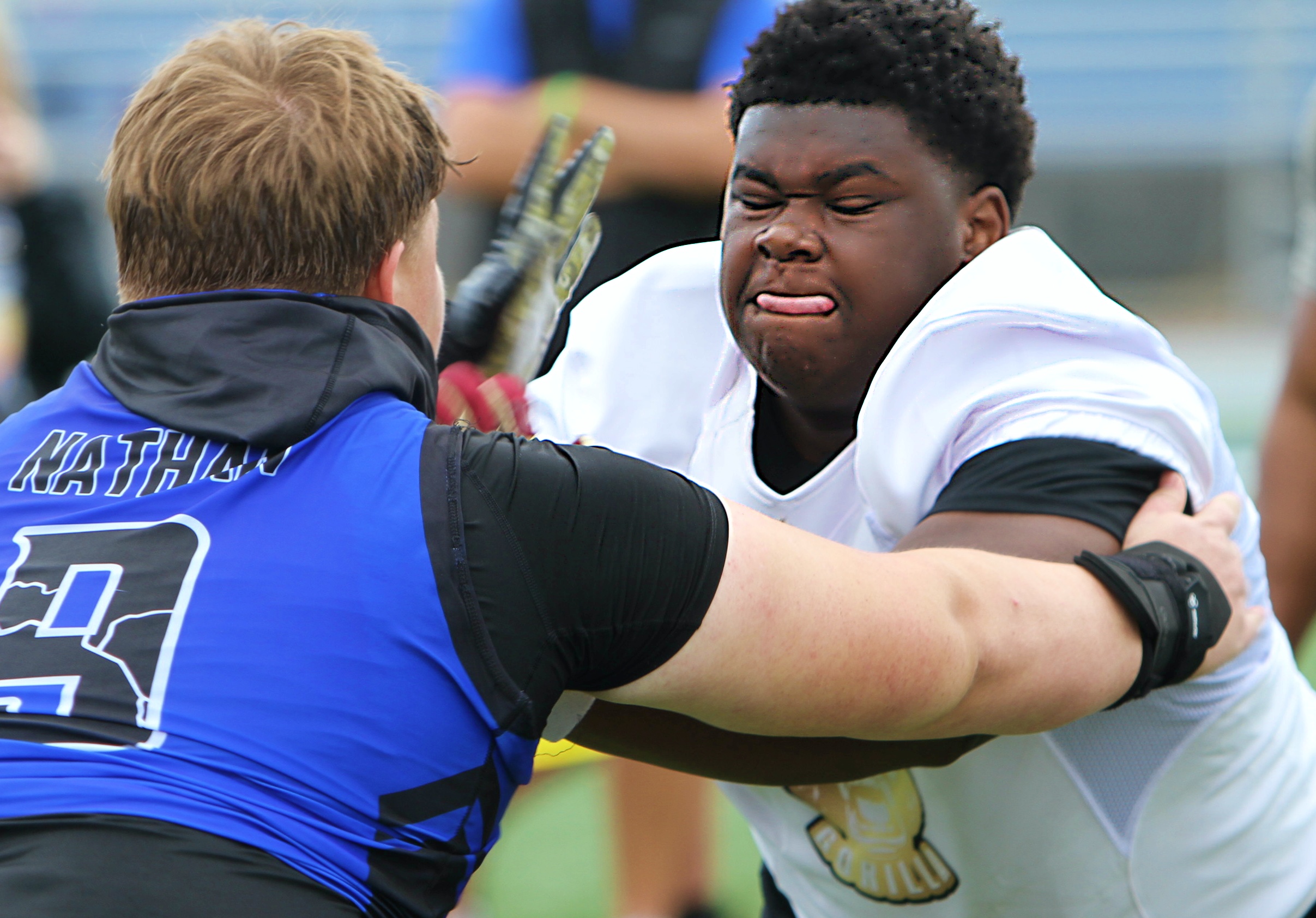 TFA 2029 defensive lineman J'Deion Jackson at the 2026 Orlando...