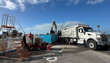 One month in, dredging at John’s Pass about 20% done