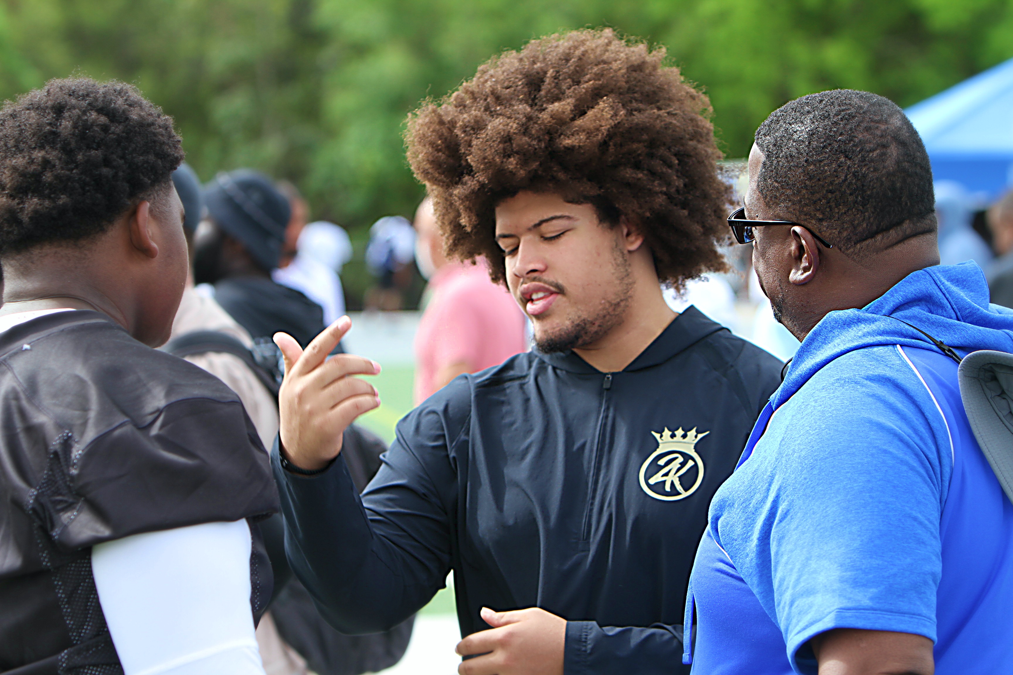TFA 2027 defensive lineman JP Furtado at the 2026 Orlando...