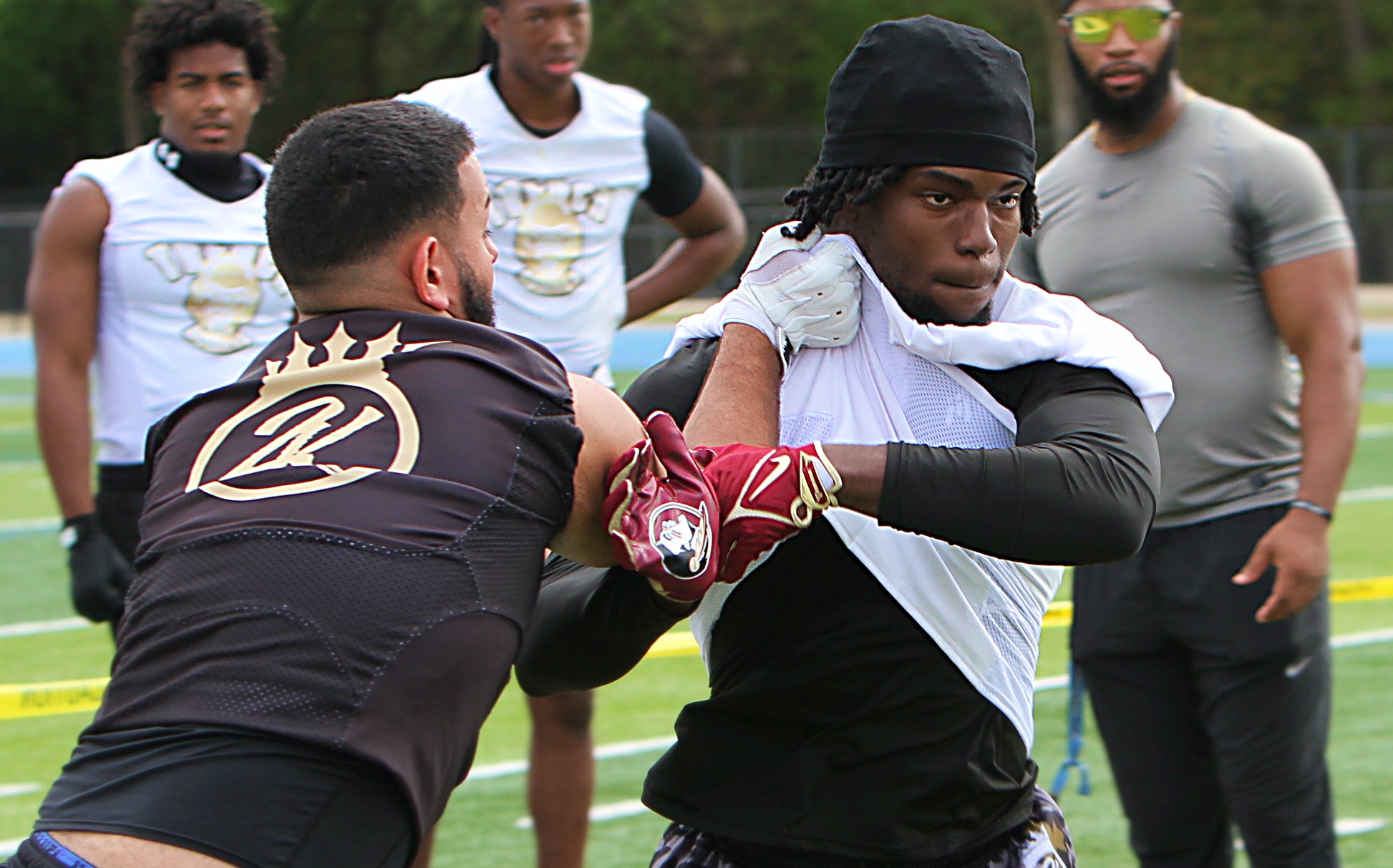 TFA 2027 defensive end Justin Kemp at the 2026 Orlando...