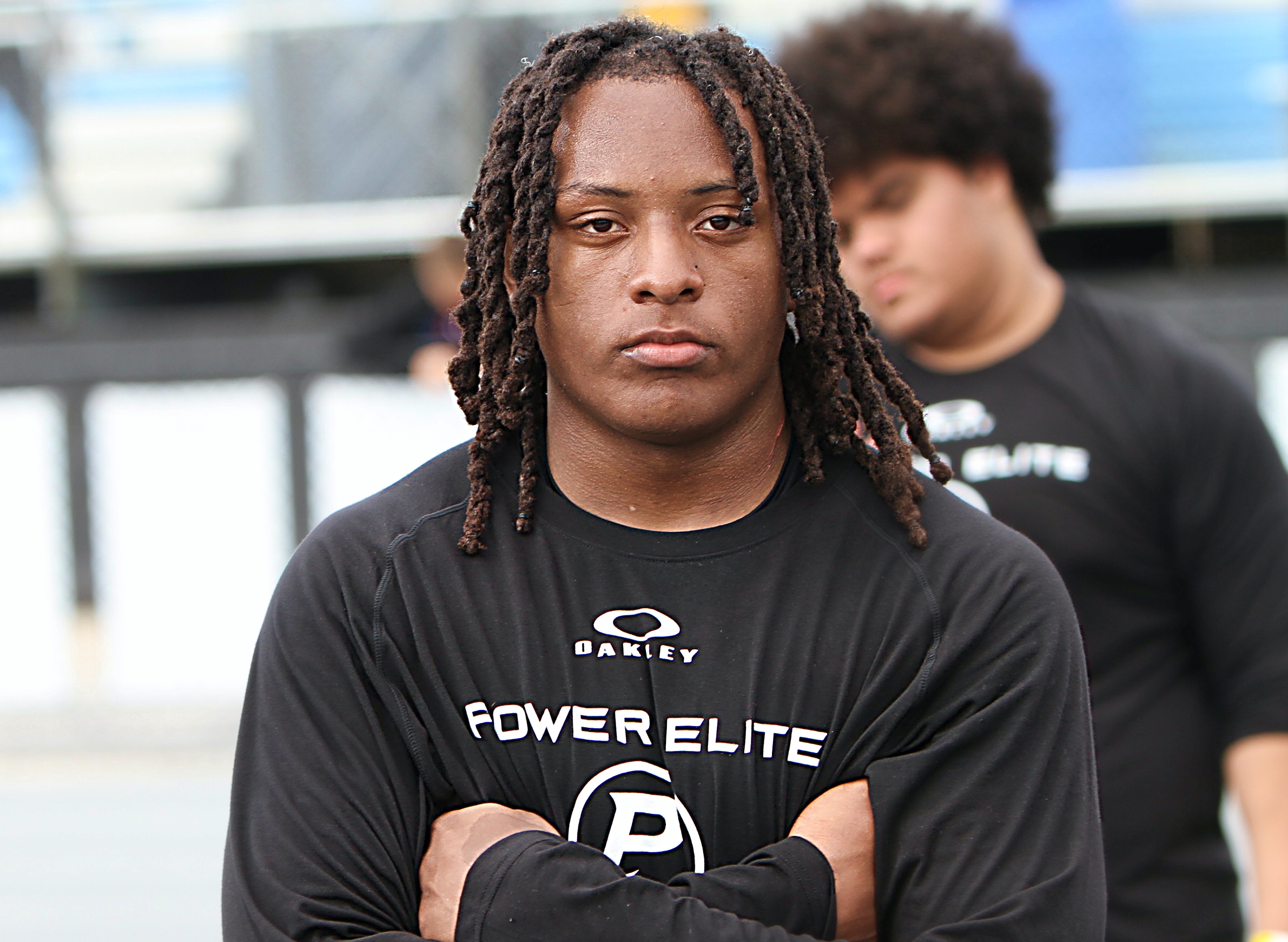 Carrollwood Day 2028 defensive end/running back Kameron Battle at the...