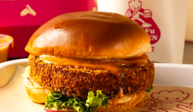 a crispy chicken sandwich