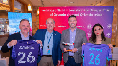 Avianca named Official International Airline Partner of Orlando City SC and Orlando Pride