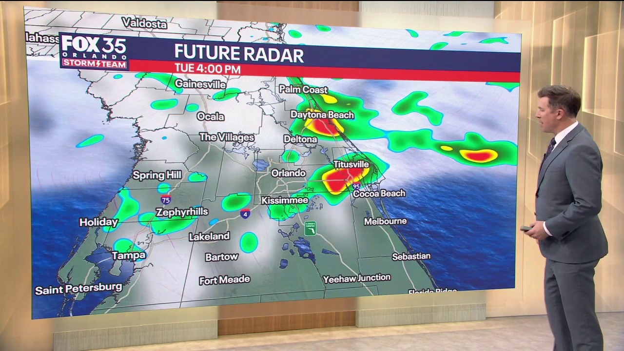 Orlando AM Weather Forecast: Rain moves into Central Florida