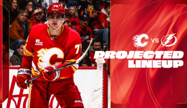 Projected Lineup - Flames vs. Lightning