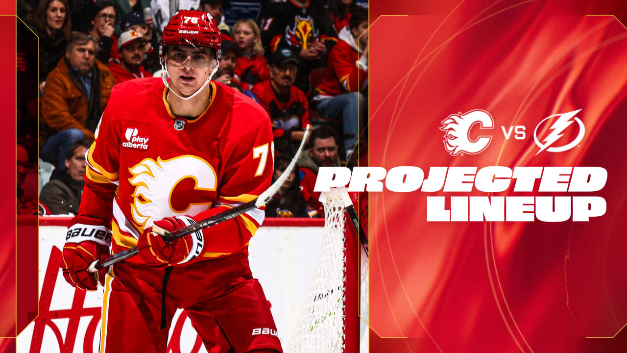 Projected Lineup - Flames vs. Lightning