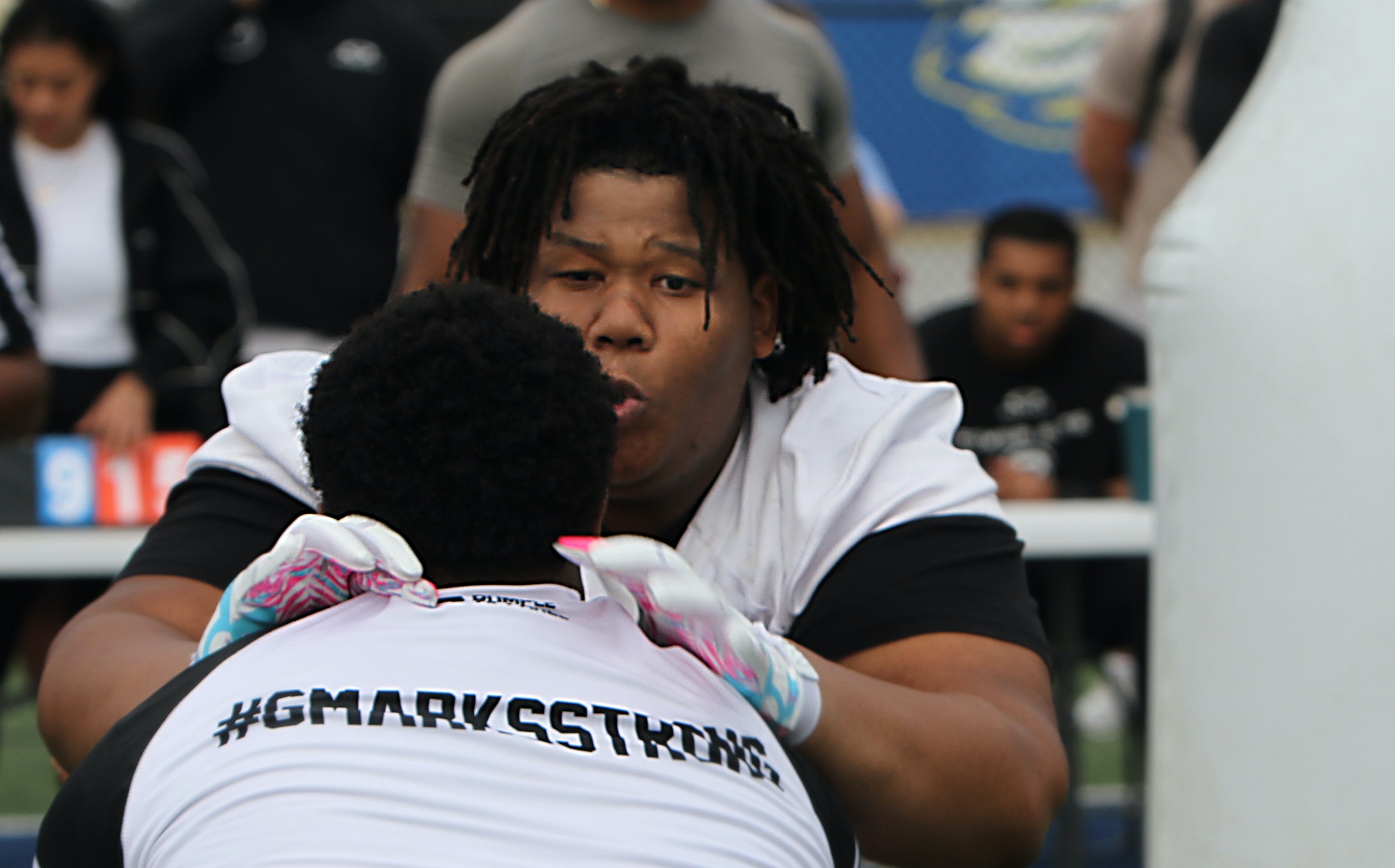 TFA 2027 offensive lineman Masen Price at the 2026 Orlando...