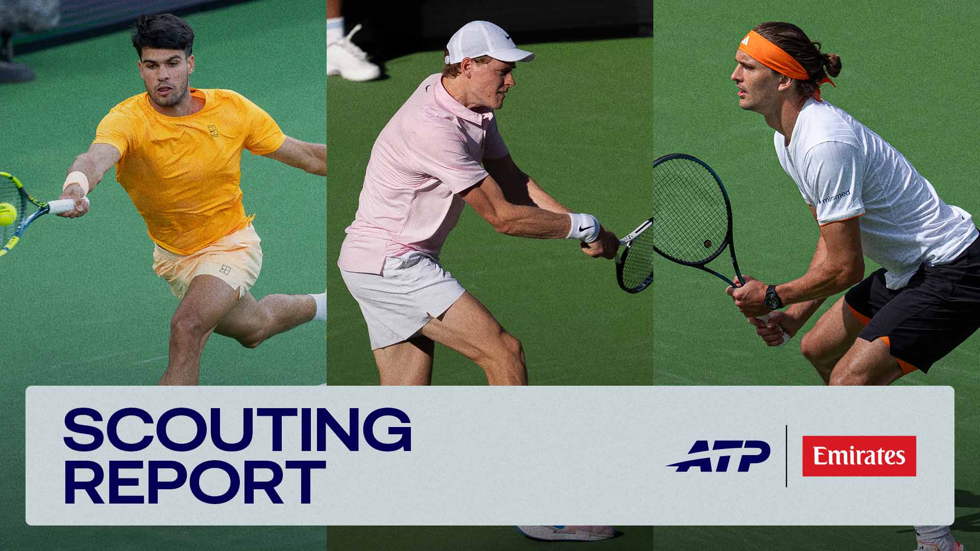 Carlos Alcaraz, Jannik Sinner and Alexander Zverev will lead the field in Miami.