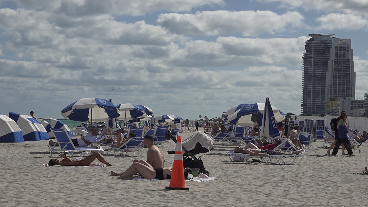 People on Miami Beach