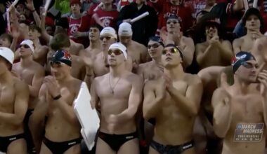 Miami Ohio's speedo-sporting swim team is a secret weapon at hoops games